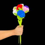 Knitted Rose Flower - Image 2