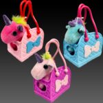 Unicorn Pet  Toy in basket