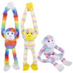 21" Long Arm Colorful Monkey Plush