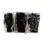 Plain Black Warm Winter Gloves - Image 2