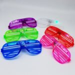 Flashing Shutter Shade Party Glasses - Image 3