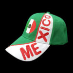 12 Piece Mexico Flag baseball Hat - Image 2