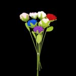 Knitted Rose Flower - Image 3