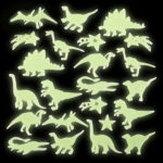Glow In Dark Dinosaur Stickers 24ct - Image 2