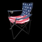 10 Piece AMerican Flag Camping Chair - Image 2