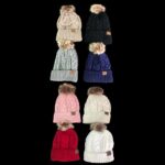 Ladies Winter Beanie Double  Pom Pom - Image 2