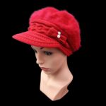 Women's Winter Warm Hat With Bowflip - Image 4