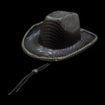Led Flashing Black Sequin Cowboy Hat - Image 4