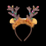 Christmas  Reindeer Antelers Led Headband - Image 3