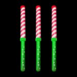 12" Light-Up Candy Cane Stripe Wand