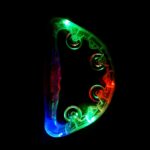 12 Big Clear Led Multicolor Tambourine