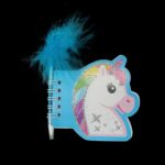3.5 Unicorn Notebook With Feather Pen - Image 4