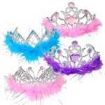12 Piece Feather Tiara