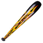 42" Flame Baseball Bat Inflate - Image 2