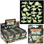 Glow In Dark Dinosaur Stickers 24ct