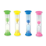 3.5" Colorful Sand Timer 2 Minute Toy