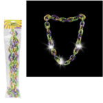 38" Light-Up Big Mardi Gras Necklace - Image 2
