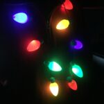 LED Light Up Christmas 13 Bulb Necklace