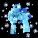Unicorn Bubble Gun with Light and Music - Image 2
