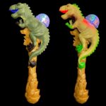 12 Pcs Wholesale Light Up Dinosaur Wand w/ Music