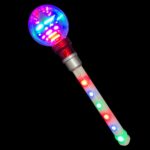 12 Pc Wholesale LED Light Up Spinning Star Globe Wand - Image 3