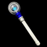 12 Pc Wholesale LED Light Up Spinning Star Globe Wand - Image 2
