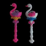 Flashing Globe led swan with music - Image 3