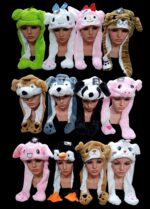 12 piece LED Animal  Hat with moving ears