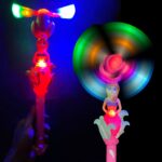 Spinning Mermaid Fairy Light Up Wand - Image 2