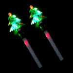 Led Spinning Christmas Tree Wand with Lights and Sound