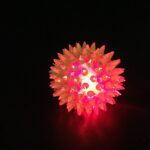 Light Up Spiky Squeeze Squeaker Ball Toy - Image 4