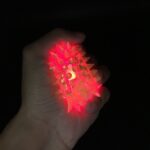 Light Up Spiky Squeeze Squeaker Ball Toy - Image 2