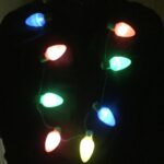 LED Light Up Christmas 13 Bulb Necklace - Image 4