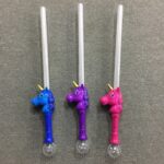 Flashing Unicorn Head Wand Sword w/ Music - Image 4