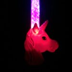 Flashing Unicorn Head Wand Sword w/ Music - Image 2