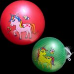 6" Unicorn Printed Bouncy Ball