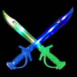 Led Flashing Shark Eye Pirate Sword