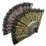 Cheetah Folding Hand Fan
