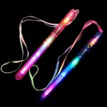 12 pc Light Up Patrol Wand  Necklace