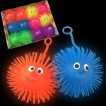 Return Smiley Mesh Squishy Ball