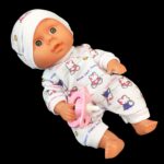 Baby Doll with Pacifier & Carrier Battery operated - Image 2