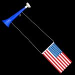 Vuvuzela horn w/ USA Flag - Image 2