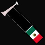 Vuvuzela horn w/ Mexico Flag - Image 4