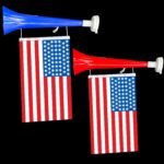 Vuvuzela horn w/ USA Flag