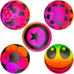 6" Rainbow Bouncy Ball