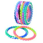 Tie Dye Bead Bracelet 8.5"