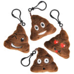 2.75" Plush Poop Keyring