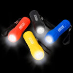 3.5" 9-Led Rubber Barrel Flashlight