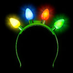 Light Up Christmas Bulb Headband