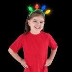 Light Up Christmas Bulb Headband - Image 2